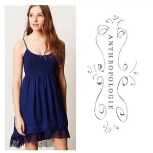 Precious navy blue Lilis Closet midi tank dress.